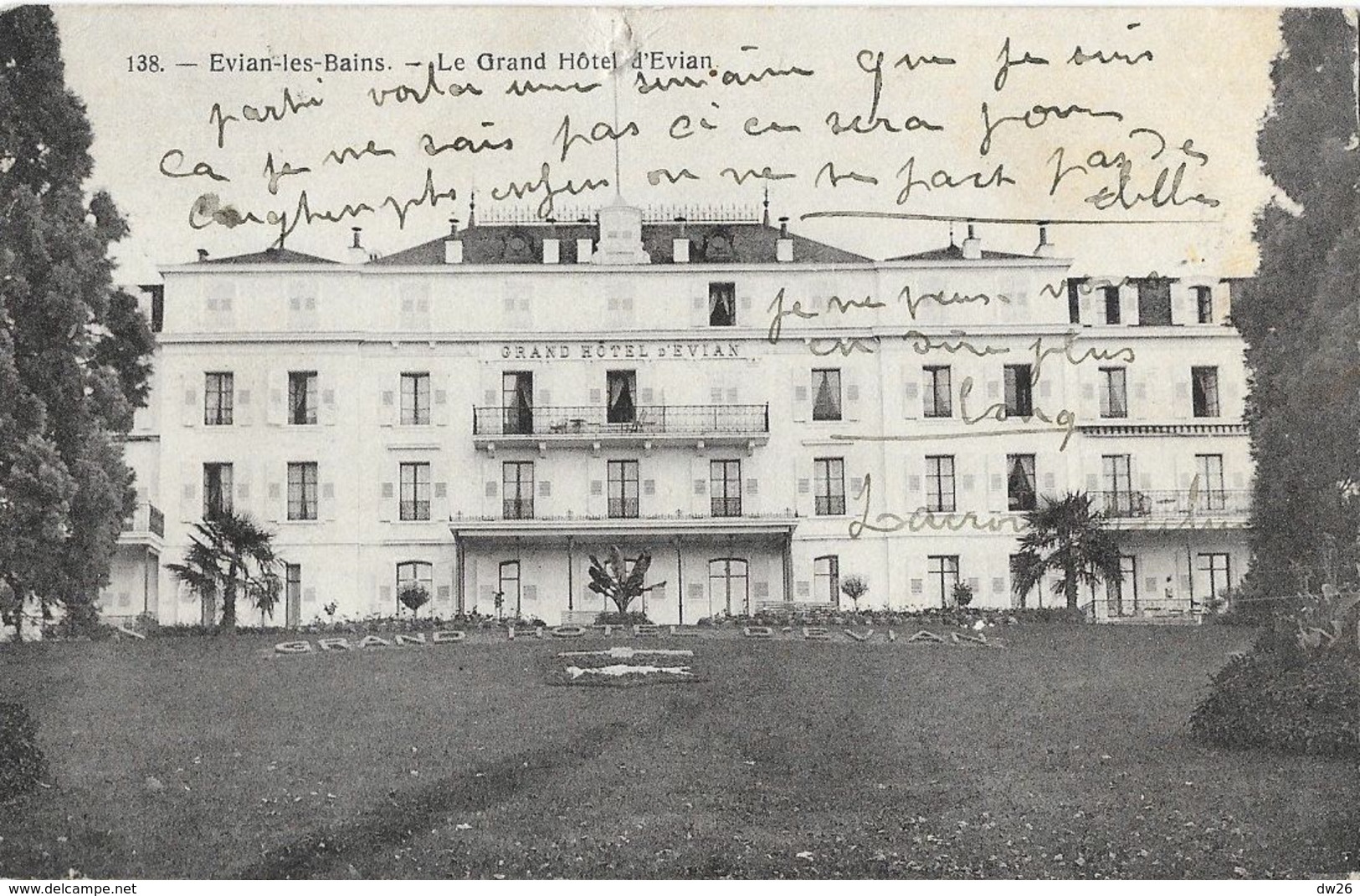 Evian-les-Bains - Le Grand Hôtel D'Evian - Edition E. Haissly - Alberghi & Ristoranti