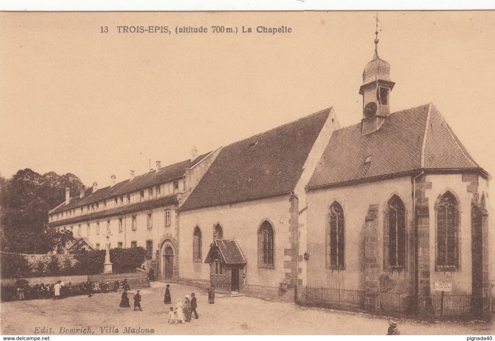 G , Cp , 68 , TROIS-ÉPIS (alt. 700 M.) , La Chapelle - Trois-Epis