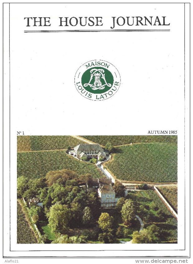 BEAUNE - JOURNAL MAISON LOUIS LATOUR N° 1 - Automne 1985 - En ANGLAIS - Koken & Wijn