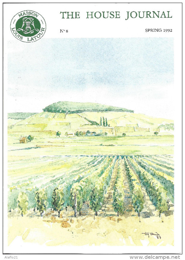 BEAUNE - JOURNAL MAISON LOUIS LATOUR N° 8 - Printemps 1992 - En ANGLAIS - Küche & Wein