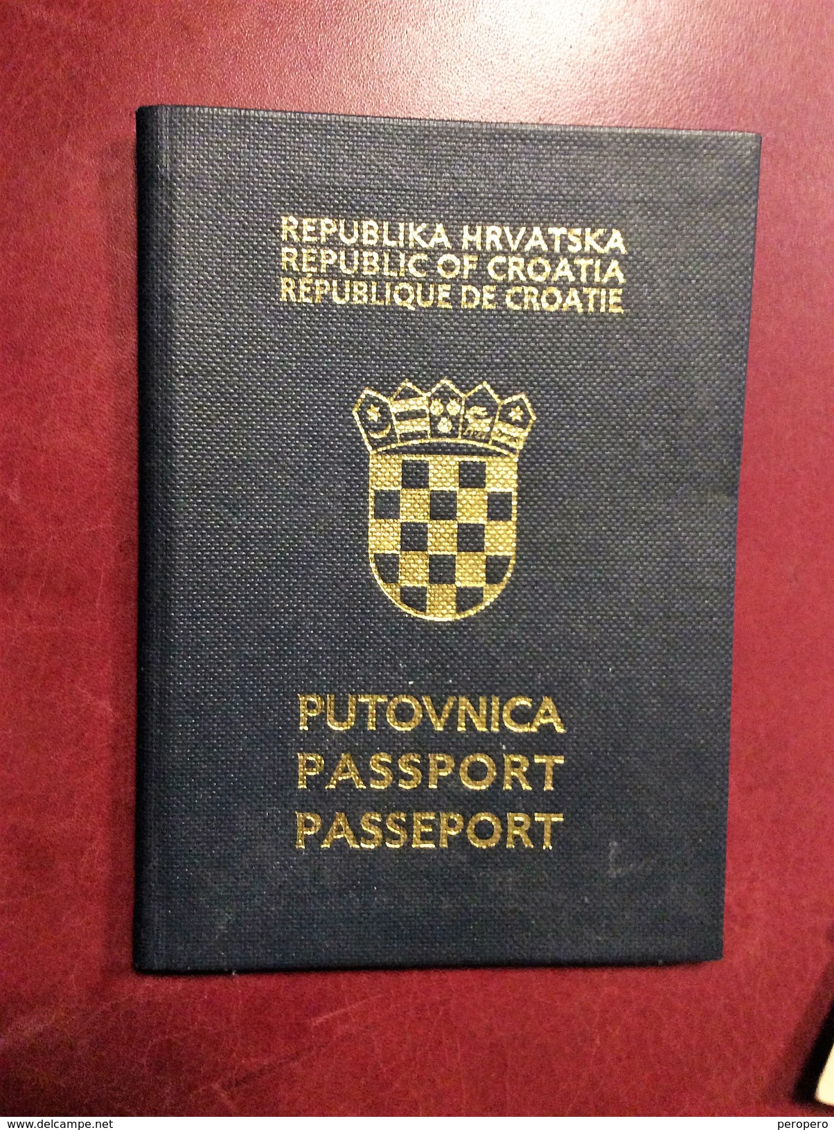 PASSAPORTO  REISSEPASS  PASSPORT  CROATIA - Historische Dokumente