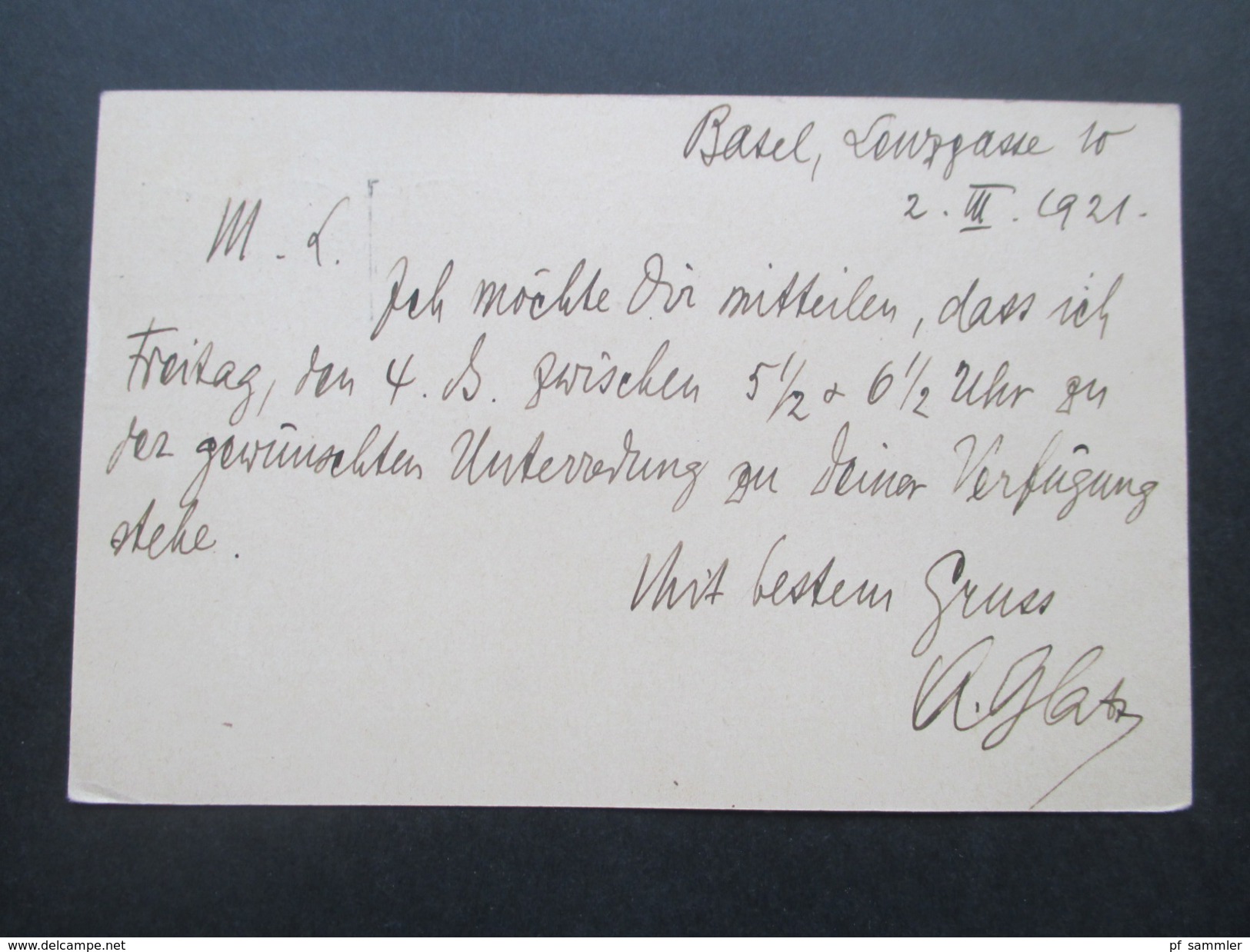 Schweiz Ganzsache 1921 Portoerhöhung. Stempel: Schweizerische Gastwirtsgewerbe Ausstellung Basel - Postwaardestukken