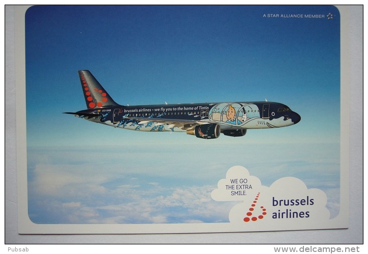 Avion / Airplane /  Brussels Airlines / Airbus A320-200 "Rackham  / Tintin - Hergé / Airline Issue - Cómics