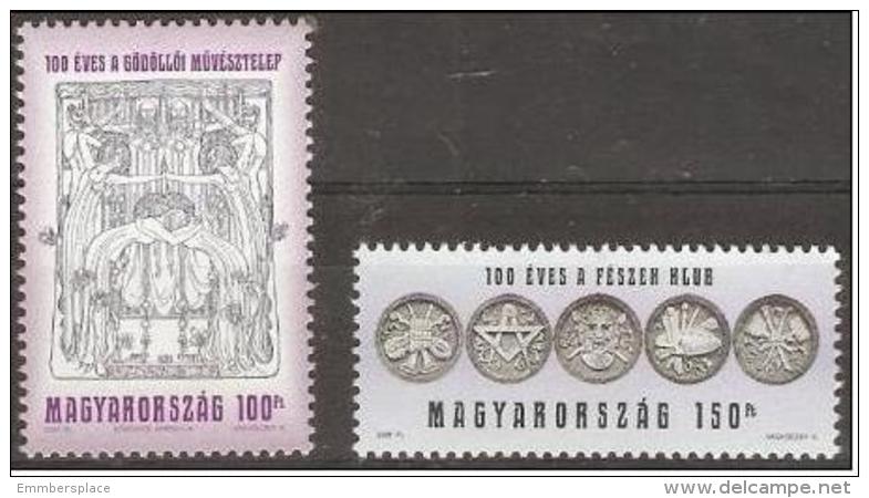 HUNGARY - 2001 Art Anniversary Set Of 2 MNH **  SG 4582-3 - Used Stamps