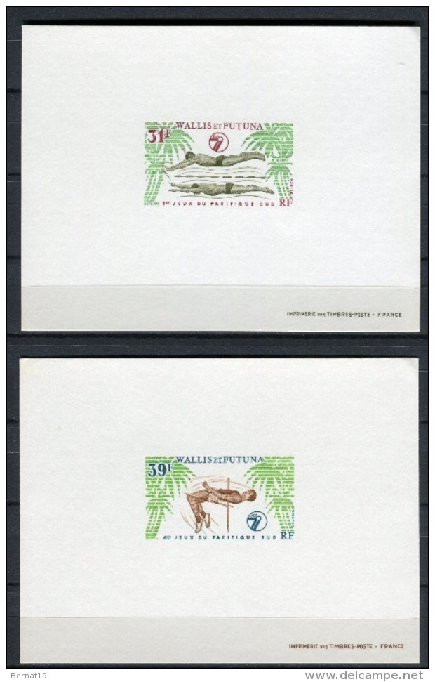 Wallis Et Futuna 1979. Yvert 243-44 Pruebas ** MNH. - Sin Dentar, Pruebas De Impresión Y Variedades
