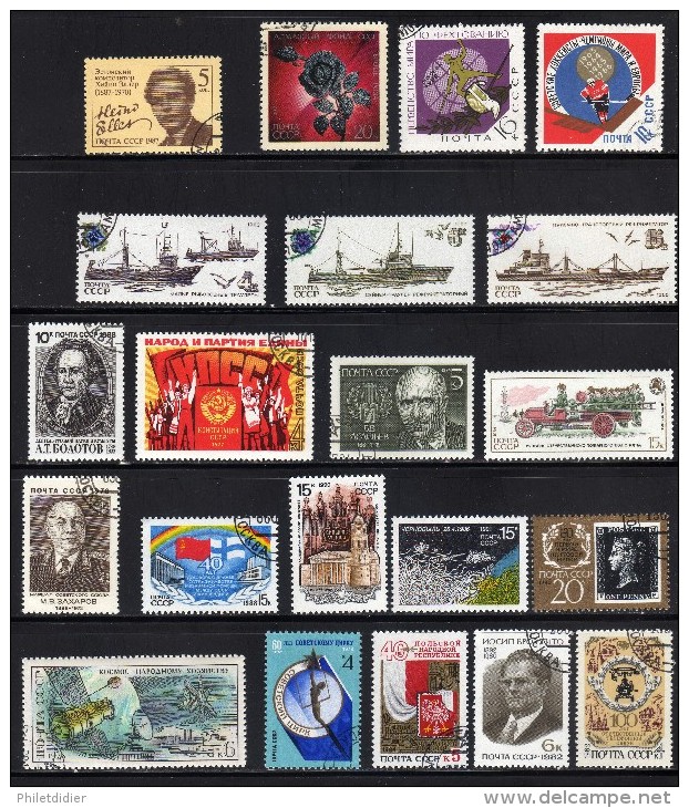 COLLECTION TIMBRES URSS - Sammlungen