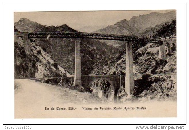 Oct16    2077026   Viaduc Du Vecchio Route Ajaccio - Andere & Zonder Classificatie