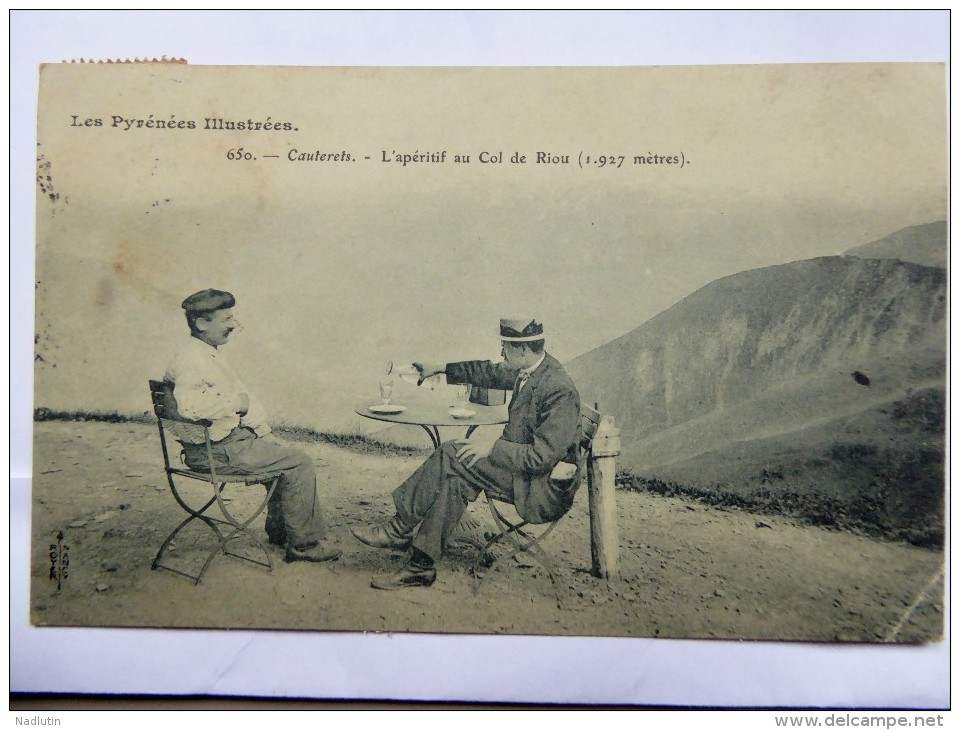 CPA 65: Cauterets - L´apéritif Au Col De Riou 1906 - Cauterets