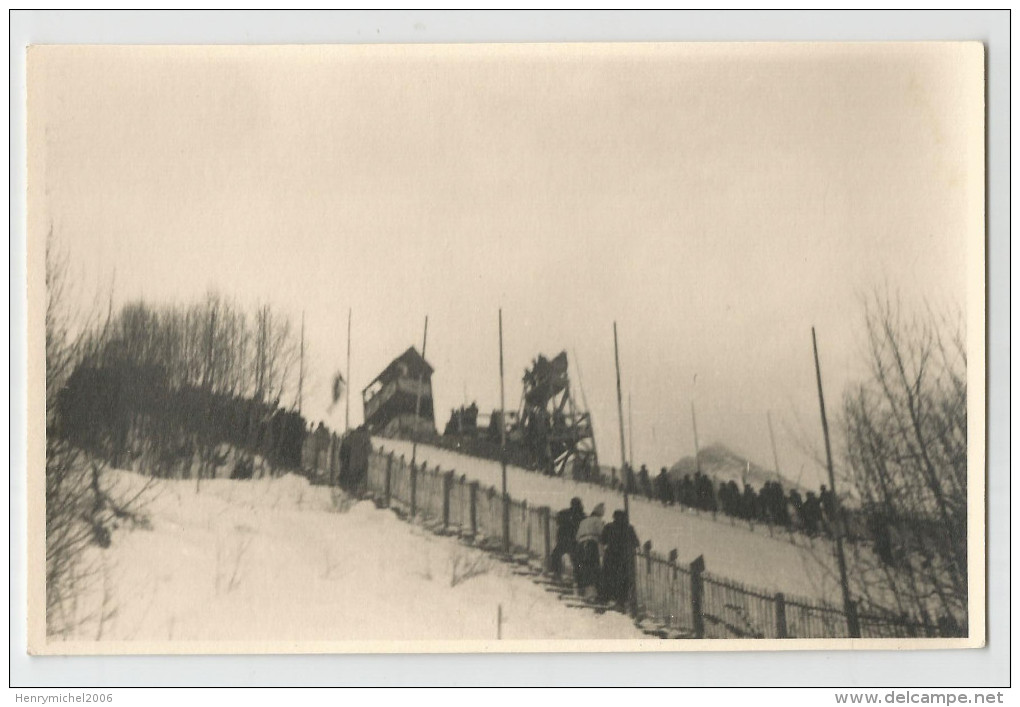 Carte Photo Saut Ski , Concours Tremplin - Zu Identifizieren