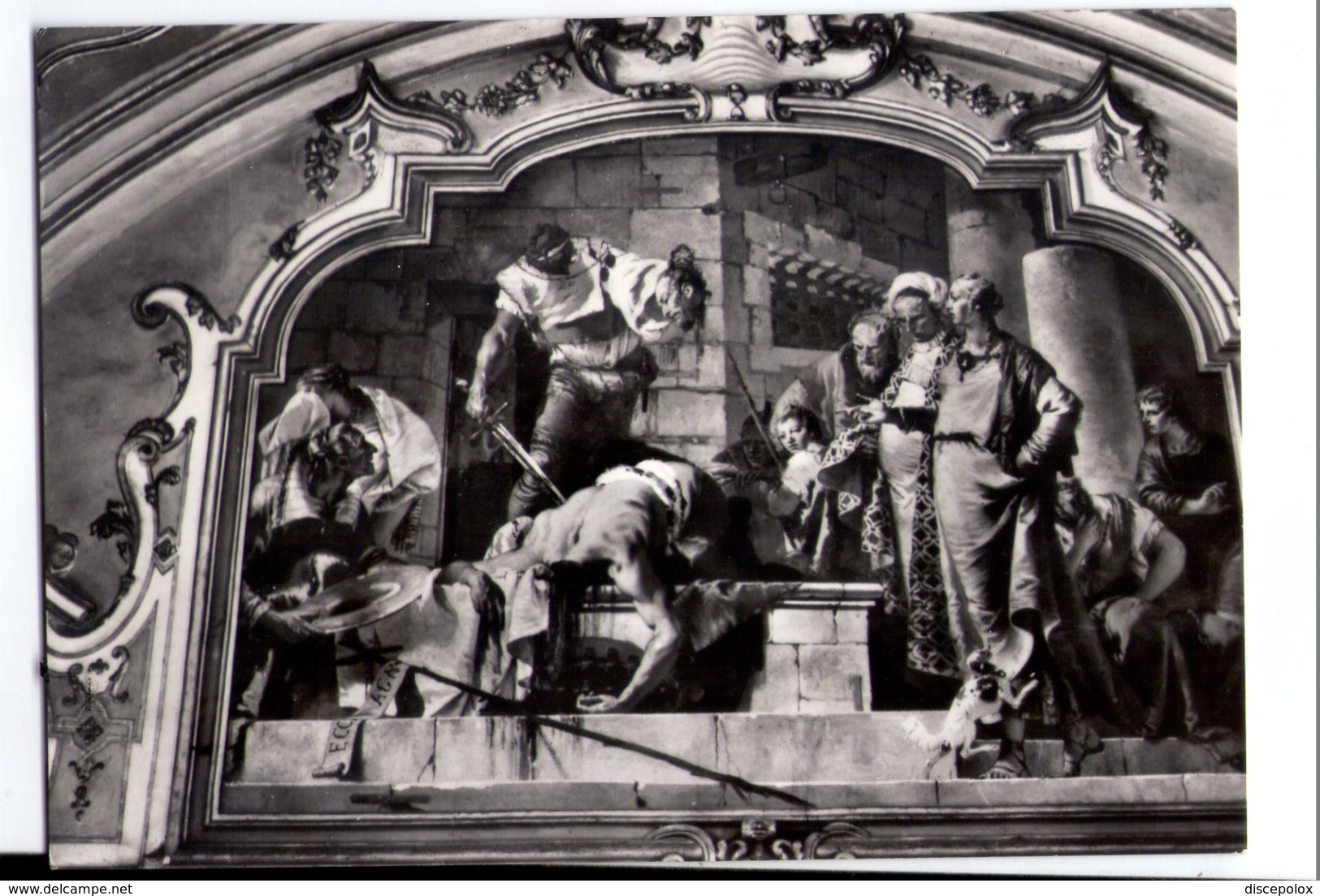 N3488 Cartolina Della Lombardia - Bergamo, Cappella Colleoni - Affresco Di Tiepolo: Decollazione Di San Giovanni _ NON V - Other & Unclassified