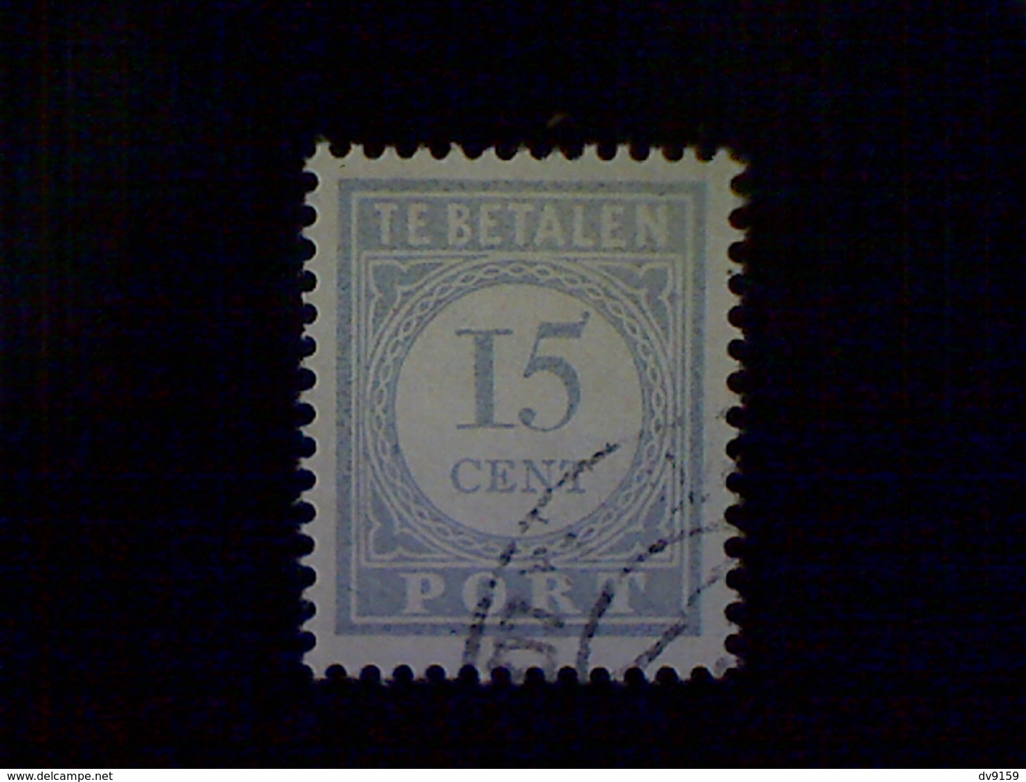 Netherlands, Scott #J57, Used (o), Postage Due, 1913, 15cts, Pale Ultramarine - Postage Due