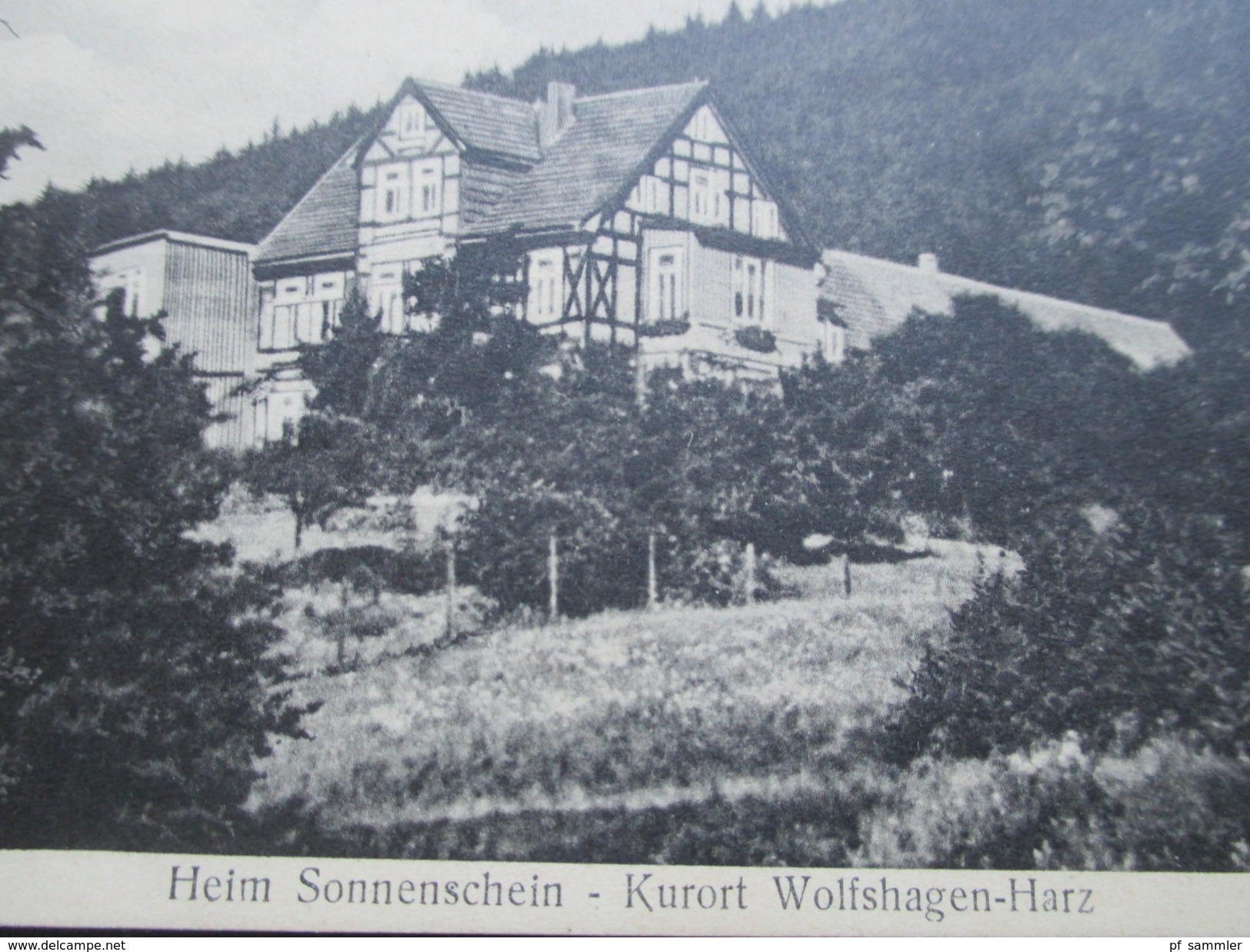 AK 1953 Heim Sonnenschein - Kurort Wolfshagen Harz. Bahnpost Goslar - Altenau Zug 1905 - Goslar