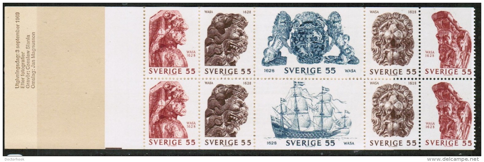 SWEDEN  Scott # 830a** VF MINT NH BOOKLET - 1951-80