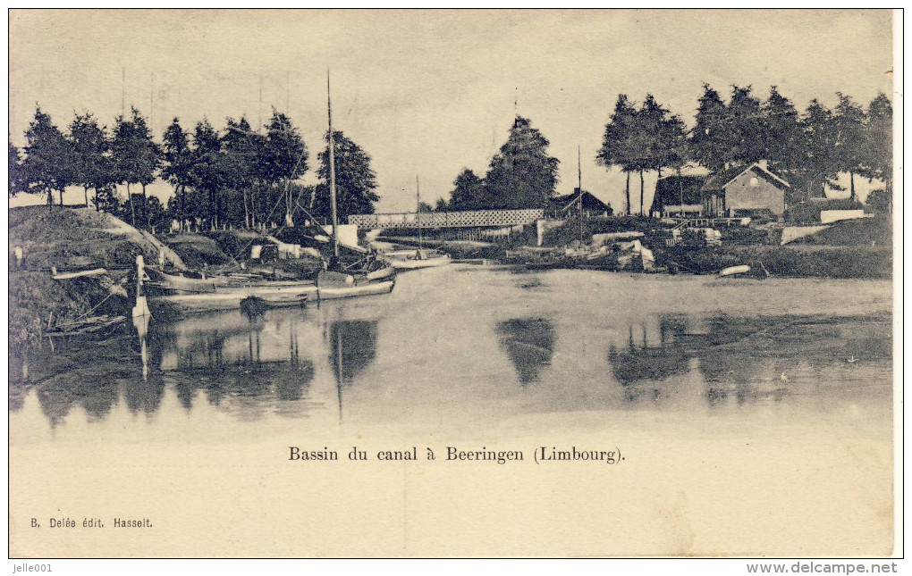 Beeringen Bassin Du Canal 1910 - Beringen