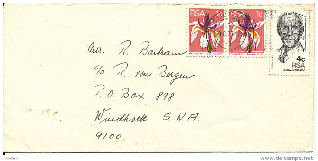 South Africa RSA Cover 20-8-1975 Sent To USA - Covers & Documents