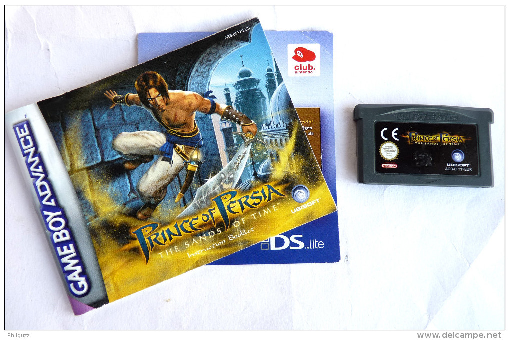 JEU NINTENDO GAME BOY ADVANCE - PRINCE OF PERSIA The Sands Of Time  Avec Livret - Game Boy Advance