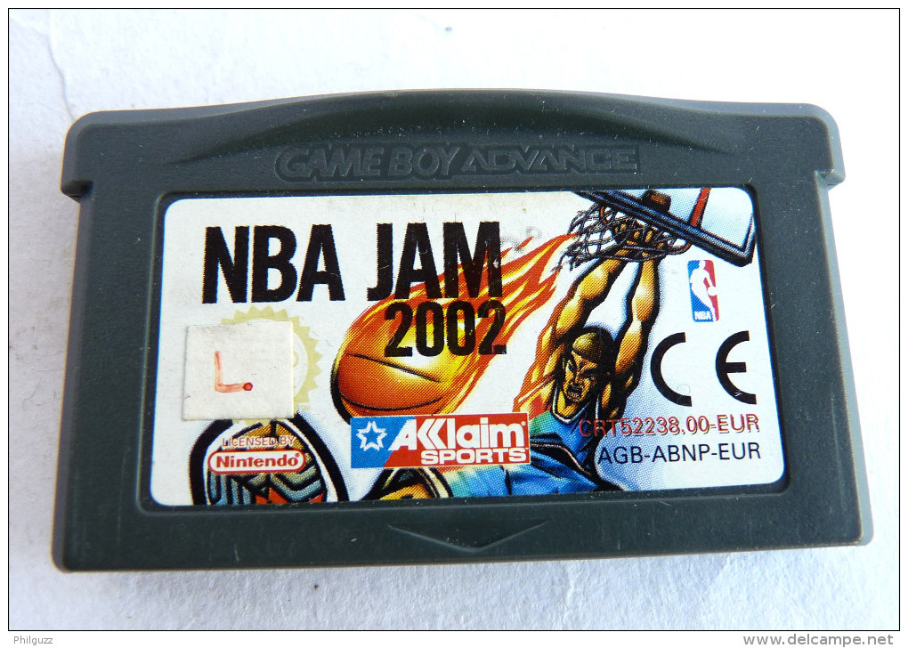 JEU NINTENDO GAME BOY  ADVANCE - NBA JAM  2002 - Game Boy Advance