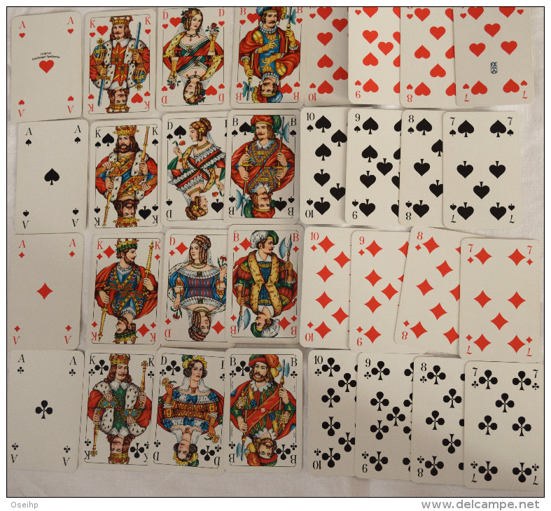 Jeu De 32 Cartes à Jouer Pub BHW Carte Joker Publicité SKAT 32 Blatt Spielkarten Spielkartenfabrik Altenburg Coeur - Playing Cards (classic)