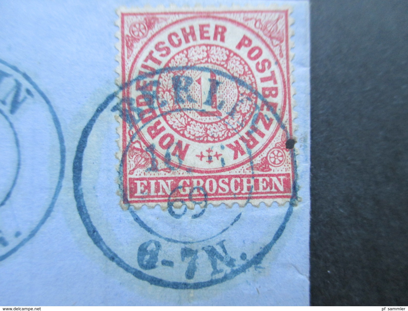 Altdeutschland Norddeutscher Bund 1868/69 Nr. 4 und Nr. 16. 3 Belege! R2 Warendorf und K2 Coeln + Berlin (blau??)