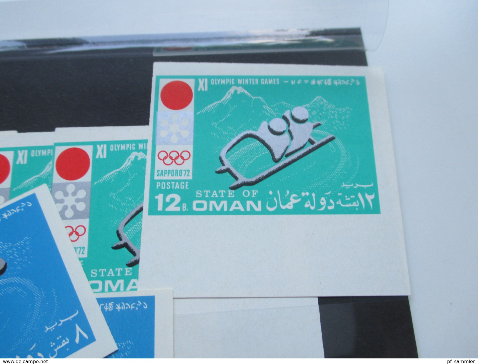 Oman 1970 / 72 Olmpic Winter Games Und Expo Osaka. 14 Ungezähnte Marken! Katalogwert?? - Oman