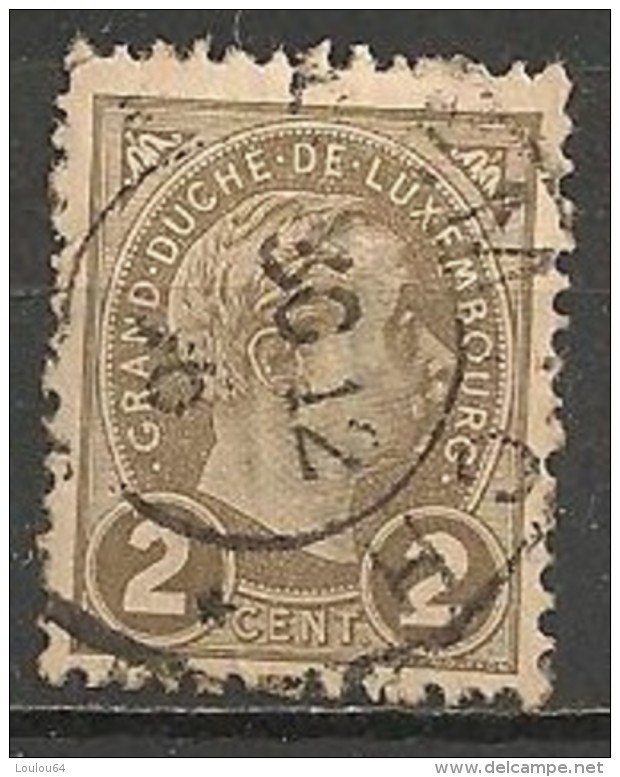 Timbres - Luxembourg - 1895 - 2 Cent - N° 68 - - 1895 Adolphe De Profil