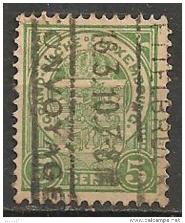 Timbres - Luxembourg - 1906-1908 - 5 Cent - - 1907-24 Wapenschild