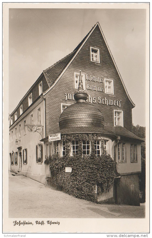 AK Hohnstein Haselhuhn 's Gasthof Sächsische Schweiz Bei Rathewalde Rathen Heeselicht Waltersdorf Ehrenberg Waitzdorf - Hohnstein (Saechs. Schweiz)