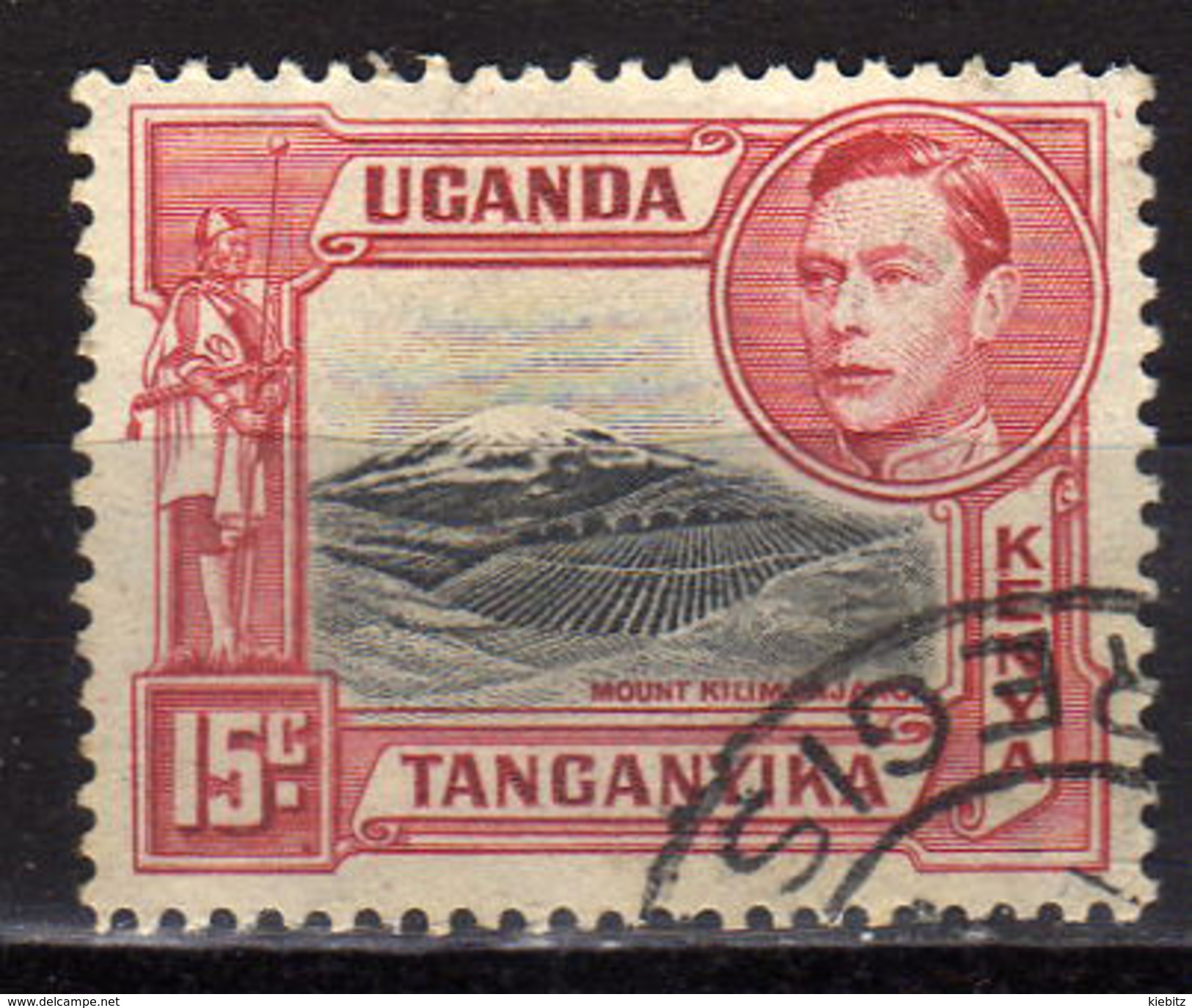 OSTAFR. GEMEINSCHAFT 1938 - MiNr: 58 C  Used - Kenya, Oeganda & Tanganyika