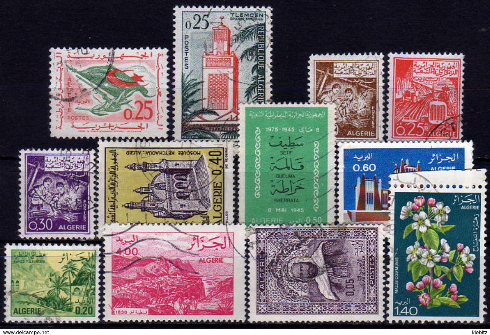 ALGERIEN 1962 - Kleine Partie  Used - Algerien (1962-...)