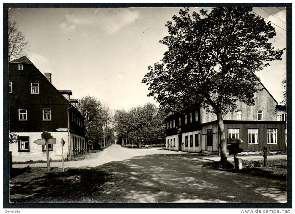 7599 - Alte Foto Ansichtskarte - Gaststätte Jägerhaus - Bes. Heinrich Friedrich - Foto Georgi  Bockau - Bockau