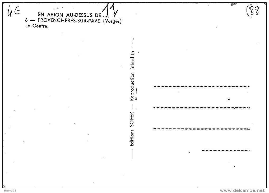 PROVENCHERES SUR FAVE - Le Centre - CPSM Grand Format - Provencheres Sur Fave