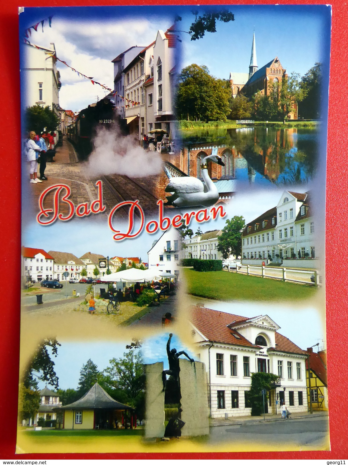 Ostseeheilbad Bad Doberan - Ostsee - Mehrbildkarte Mit Briefmarke - Bad Doberan