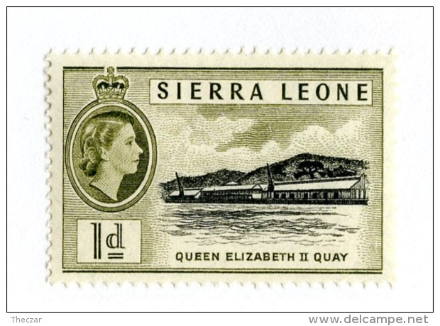 3280 W -theczar- 1956  Sc.196 **  Offers Welcome! - Sierra Leone (...-1960)