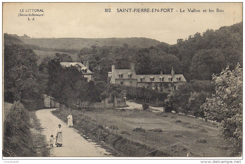 CPA - 76 - Saint Pierre En Port - Le Vallon Et Les Bois - N° 812 - Fécamp