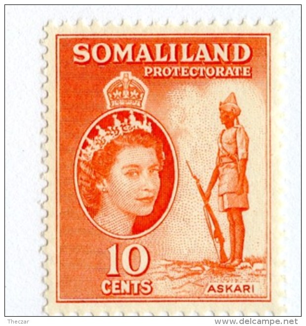 3300 W -theczar- 1953  Sc.129**  Offers Welcome! - Somaliland (Protectoraat ...-1959)