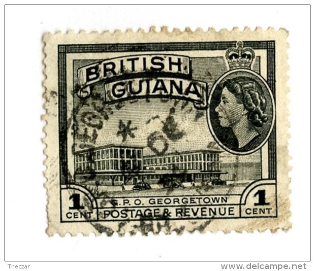 3310 W -theczar- 1954  Sc.253 (o)  Offers Welcome! - British Guiana (...-1966)