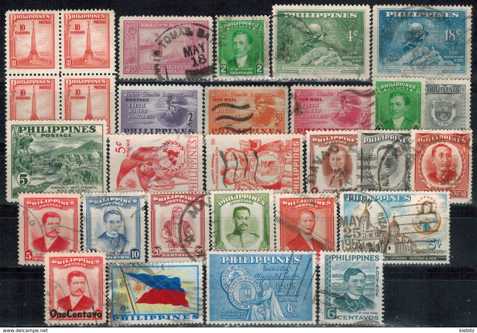 PHILIPPINEN 1946-1959  - Lot 29 Verschiedene  Used - Philippinen