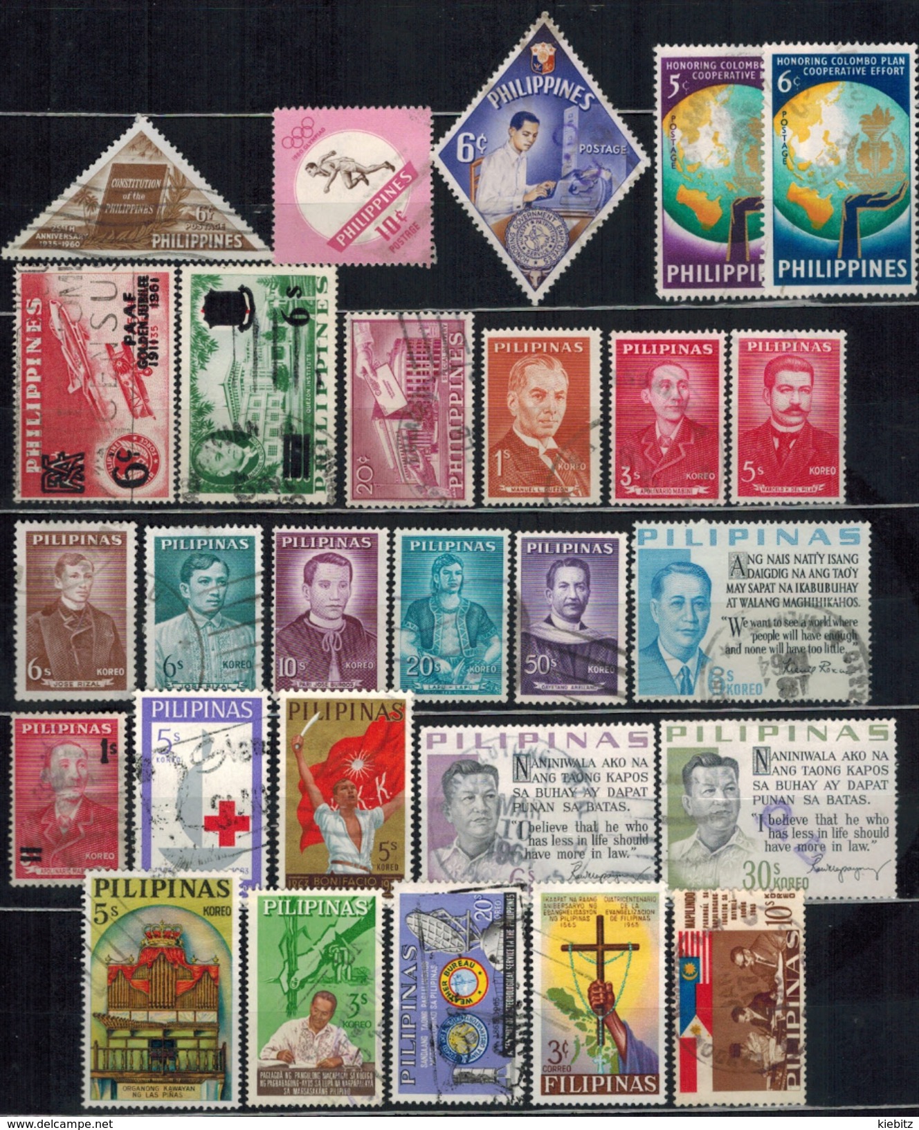 PHILIPPINEN 1960-1965 - Lot 27 Verschiedene   Used - Philippines