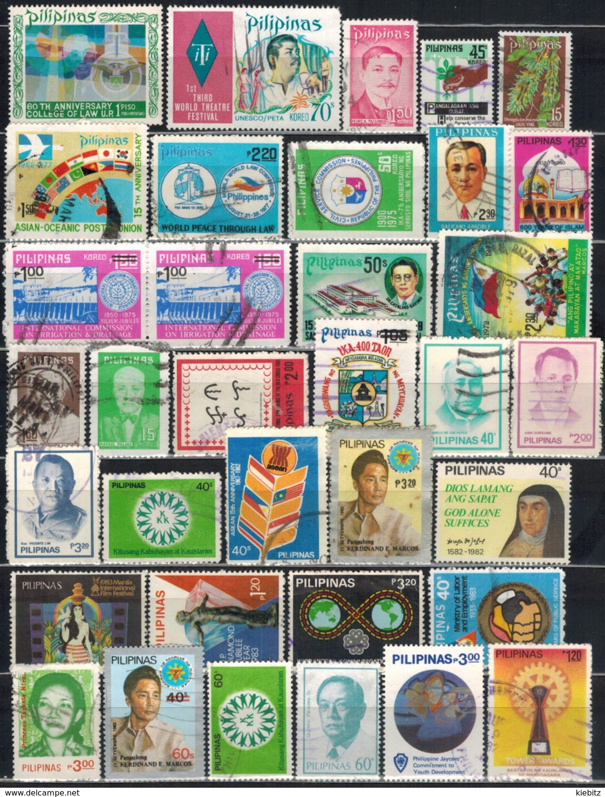 PHILIPPINEN 1971-1984 - Lot 35 Verschiedene   Used - Philippinen