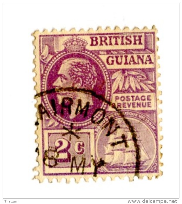 3320 W -theczar- 1921  Sc.193 (o)  Offers Welcome! - British Guiana (...-1966)