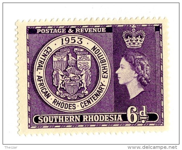 3349 W -theczar- 1953  Sc.79*  Offers Welcome! - Southern Rhodesia (...-1964)