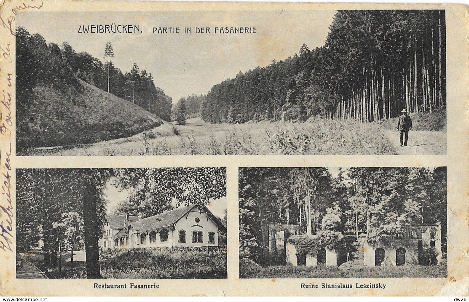 Zweibrücken - Partie In Der Fasanerie (Restaurant, Ruine Stanislaus Leszinsky) - Zweibruecken