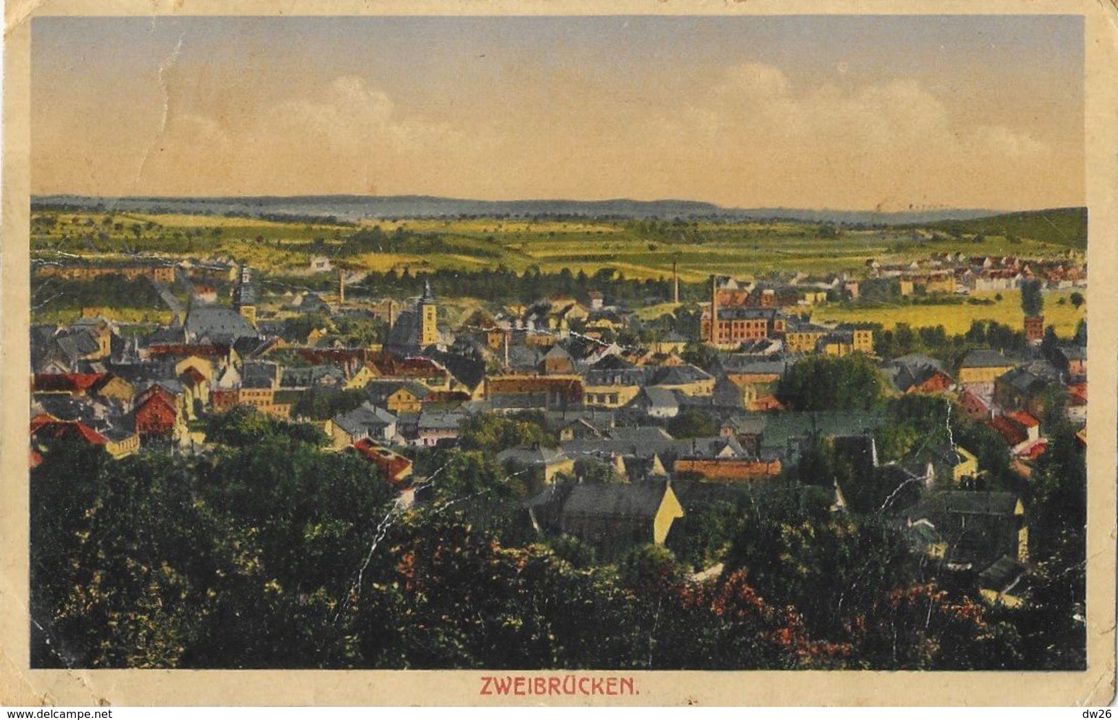 Zweibrücken - Vue Générale - Verlag Von Emil Hartmann - Zweibruecken