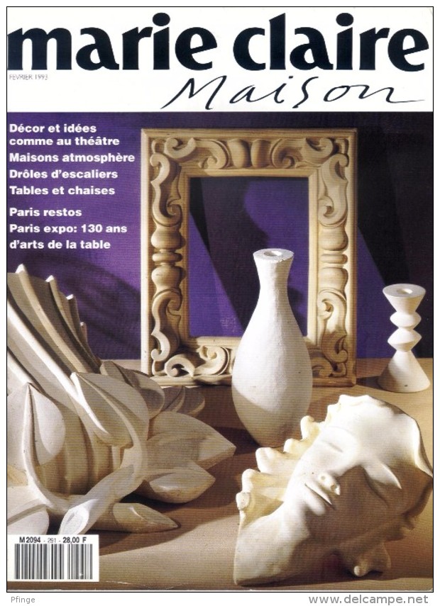 Marie-Claire Maison N°291, Février 1993 - House & Decoration