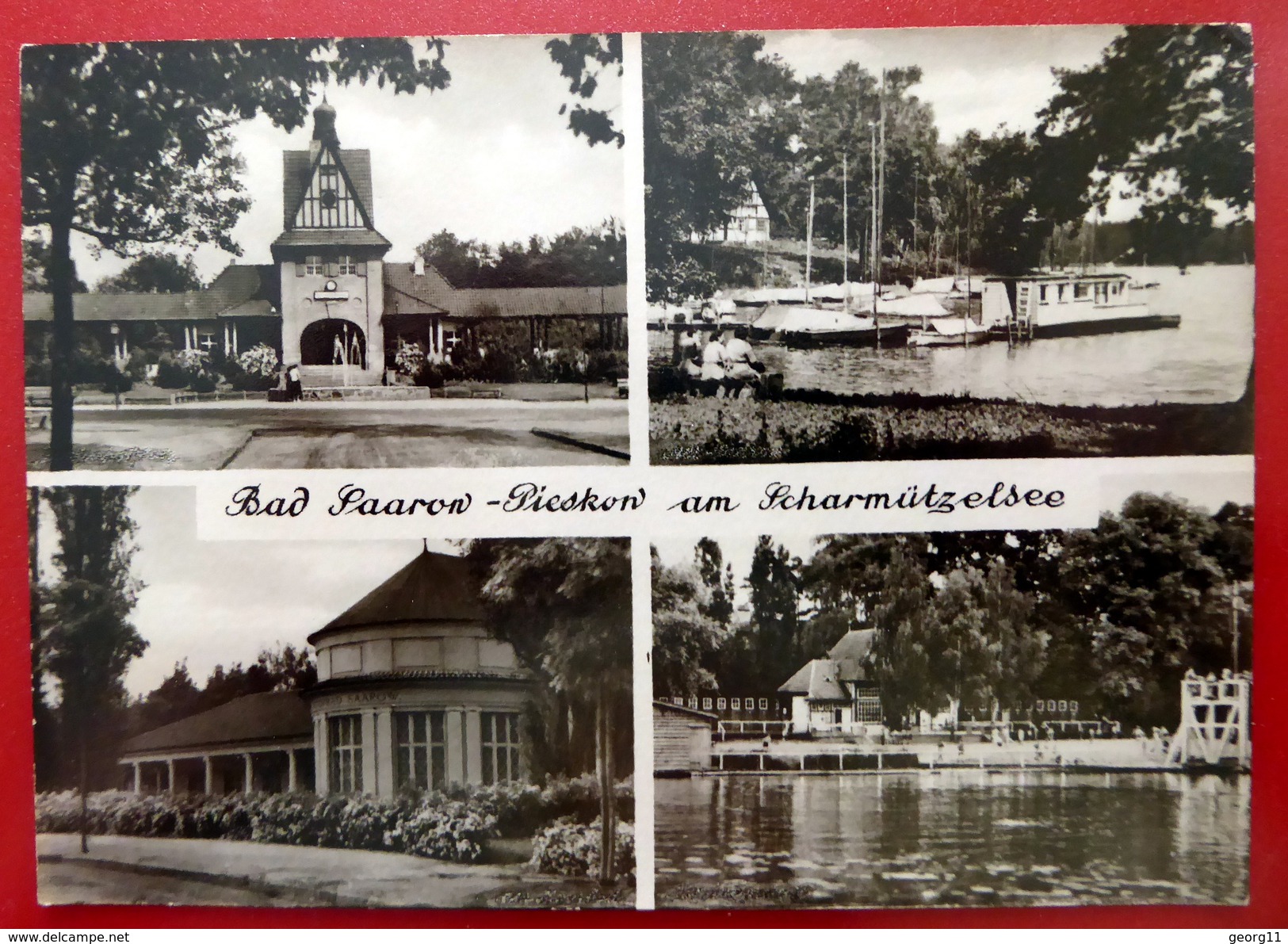 Bad Saarow- Pieskow - Fürstenwalde DDR - 1967 Oder-Spree - Brandenburg Scharmützelsee Echtfoto - Bad Saarow