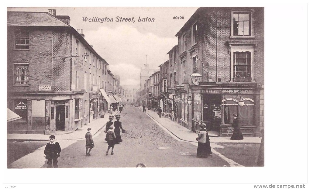 Angleterre Luton Wellington Street Commerce Boutique , Carte Non Voyagée - Autres & Non Classés