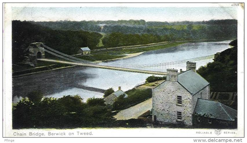 Berwick On Tweed - Chain Bridge, 1903 - Autres & Non Classés