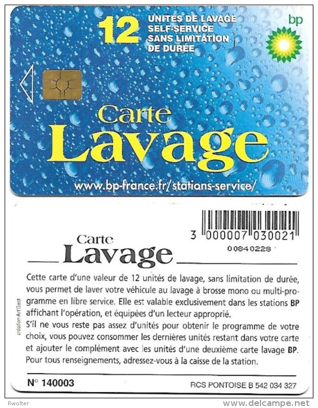 @+ Carte De Lavage BP - 12 UNITES - Rare Puce Gem Brins Bruns (4) - Car-wash