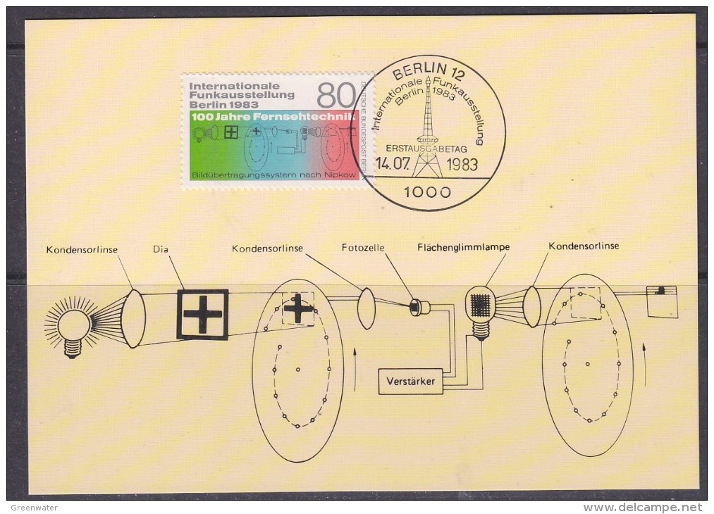 Berlin 1983 Funkausstellung Berlin 1v Maxicard (33190) - Maximum Kaarten