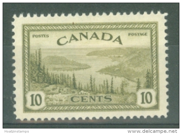 Canada: 1946/47   Peace - Re-conversion   SG402    10c    MH - Ungebraucht